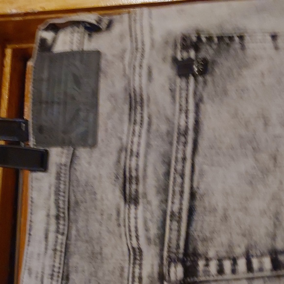 BUFFAL9 DAVID BITTON ASH X 38 X 34 SLIM STRETCH JEANS GRAY MARBLE BLK - Picture 4 of 6